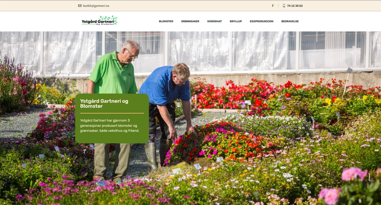 Ystgård gartneri og blomster